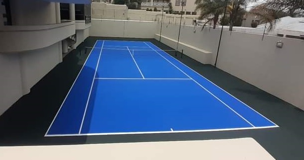 Sports Legend private estate tennis court