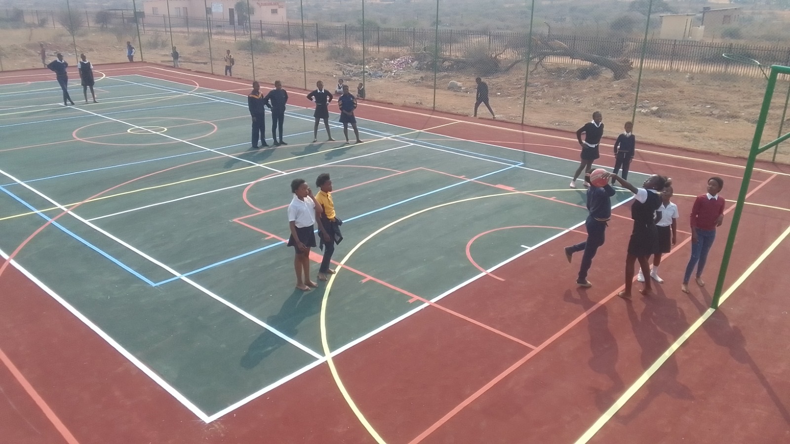 Sports Legend school netball court