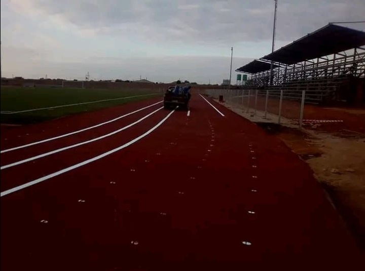 Logageng and Mathloding Sports Ground athletic track