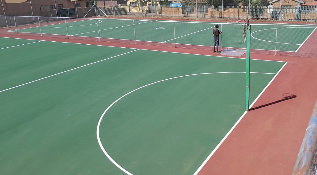 Moribo iGroup netball courts at various schools