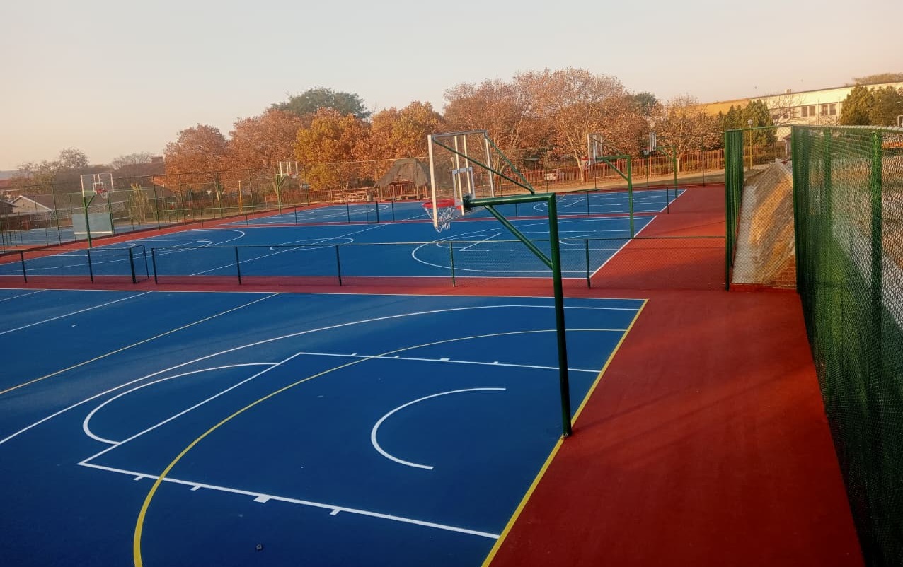 Sports Legend FIBA-standard basketball court construction