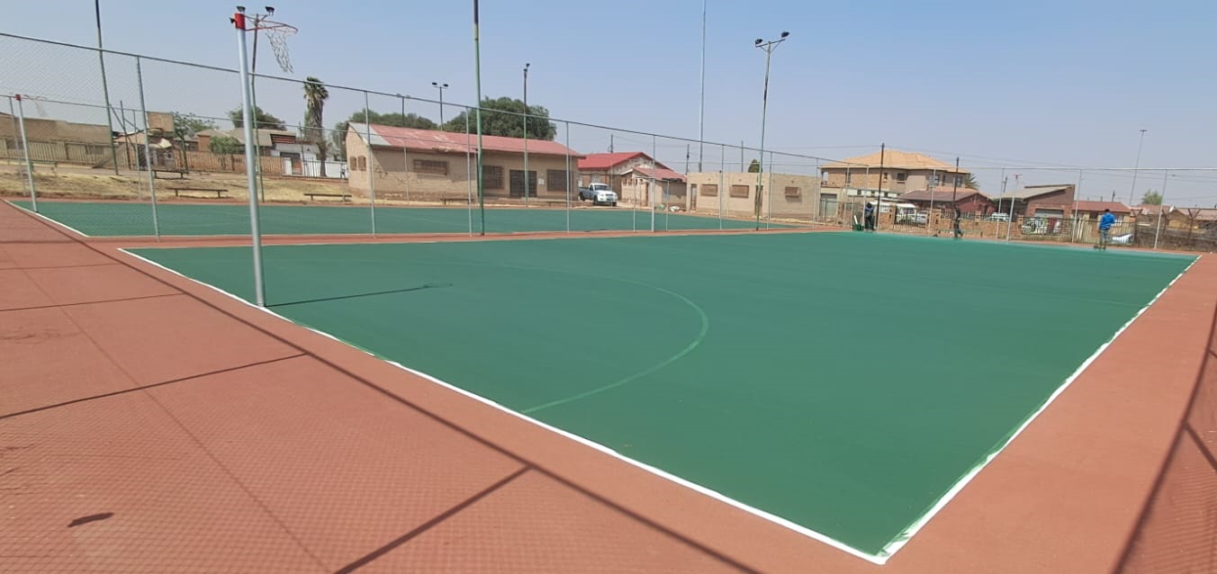 Sports Legend Netball SA approved court construction